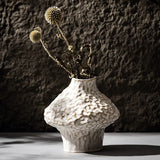 Vaso Cerâmico com Flores Secas