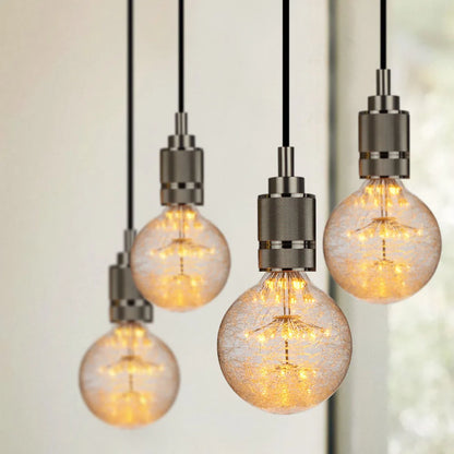 Tianfan vintage lâmpadas led g80/g95/g125 fibra de vidro luar lâmpada 3w 2200jelvin calor brilho edison lâmpada decorativa