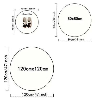 Decoração de árvore de natal tapete grande área de natal circular lavável anti deslizamento tapete atmosfera de ano novo decoração