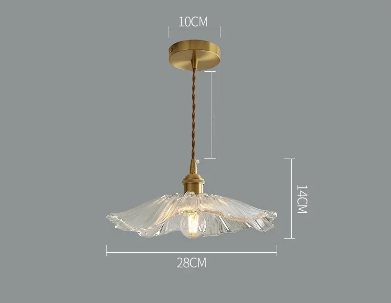 Luminária pendente de vidro moderna, para quarto, cozinha, sala de jantar, luminária de flores, lustre, iluminação nórdica, café, bar