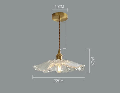 Luminária pendente de vidro moderna, para quarto, cozinha, sala de jantar, luminária de flores, lustre, iluminação nórdica, café, bar