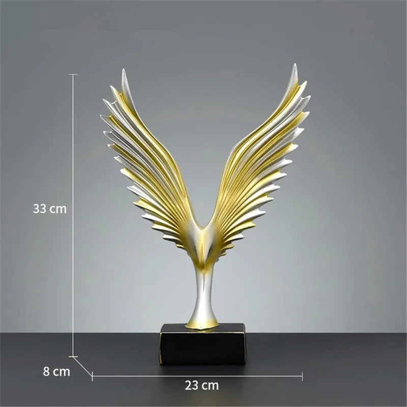 Figuras da família Águia, acessórios de decoração, ornamentos familiares, simples e modernos, artesanato criativo para escritório