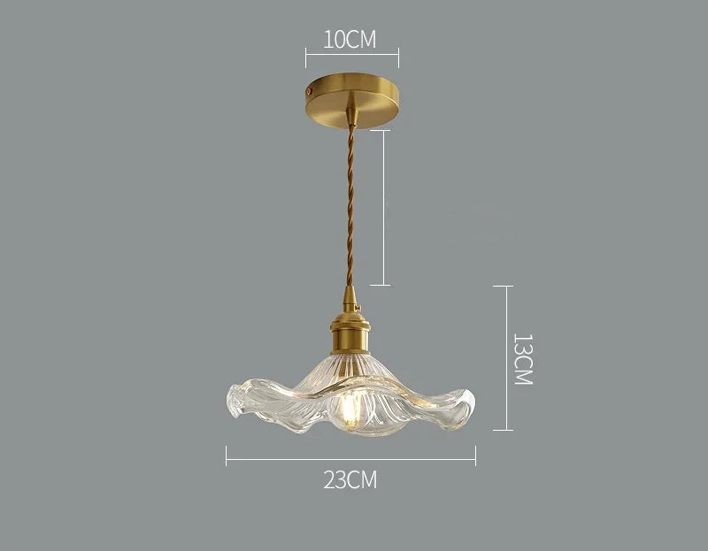 Luminária pendente de vidro moderna, para quarto, cozinha, sala de jantar, luminária de flores, lustre, iluminação nórdica, café, bar