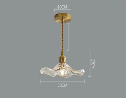 Luminária pendente de vidro moderna, para quarto, cozinha, sala de jantar, luminária de flores, lustre, iluminação nórdica, café, bar