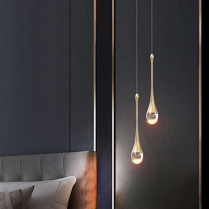 Bolha moderna luzes pingente de cristal lâmpada pendurada interior para sala jantar quarto loja bar café gota luminária decoração para casa