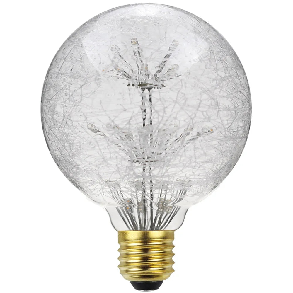 Tianfan vintage lâmpadas led g80/g95/g125 fibra de vidro luar lâmpada 3w 2200jelvin calor brilho edison lâmpada decorativa