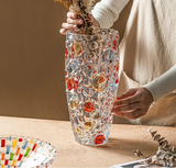 Vaso de Vidro Colorido