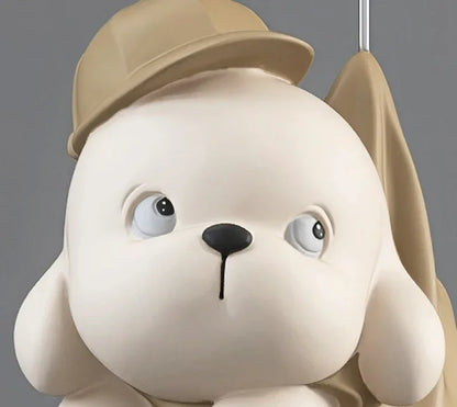 Decoração de casa criativa cão urso esculturas balão filhote de cachorro estátuas casa ornamento decorativo estatueta para armário tv sala estar decoração