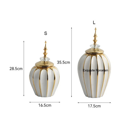 Frascos universais do geral, jarra de armazenamento, luz, vaso de cerâmica de luxo, ornamentos artesanais, decoração de casa e itens de decoração do oriente médio, garrafas