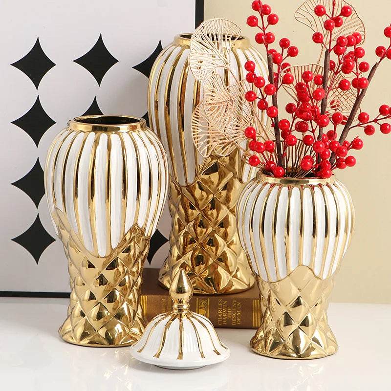 Vaso de cerâmica universal, frascos, artesanato e enfeites, decoração macia, vaso geral, hotel, cama de flores, decoração de casa, garrafas