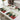 VIKAMA 4/6/8/10 unidades de jogos americanos estampados com árvore de Natal, tapetes de mesa de cozinha laváveis, jogos americanos decorativos de Natal