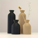 Vaso Decorativo Boho Chic Preto ou Bege