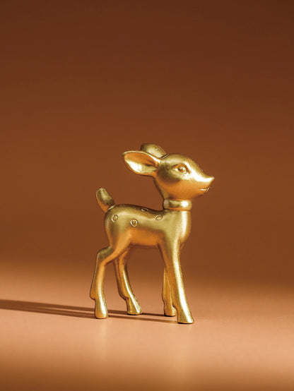 2 peças, decoração do quarto mãe veado bonito crianças decoração do quarto esculturas kawaii esculturas natal decoração para casa estatuetas fawn