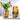 Vaso de vidro gradiente âmbar criativo, vasos de flores hidropônicas, decoração de mesa, arranjo de flores, vasos florais, decoração moderna para casa