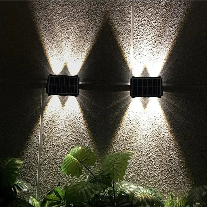Luminária Solar de Parede LED Bicolor