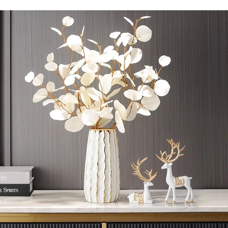 Vaso de cerâmica irregular mesa flor ware decoração arranjo horticultura casa