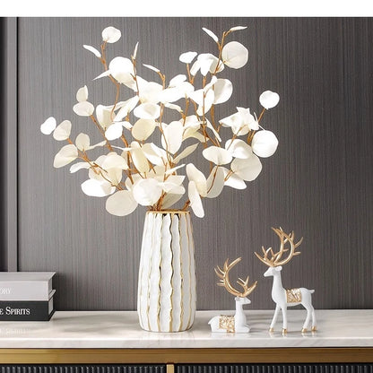 Vaso de cerâmica irregular mesa flor ware decoração arranjo horticultura casa