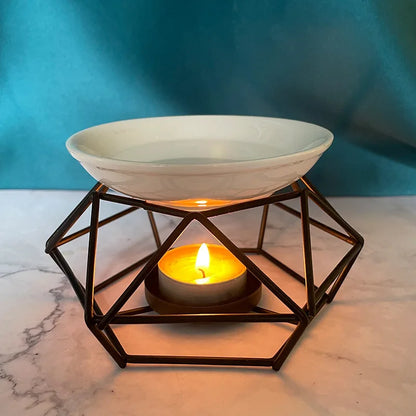 Nordic luz de luxo incenso ferro castiçal incenso porcelana prato escritório quarto aromaterapia decoração filme televisão adereços