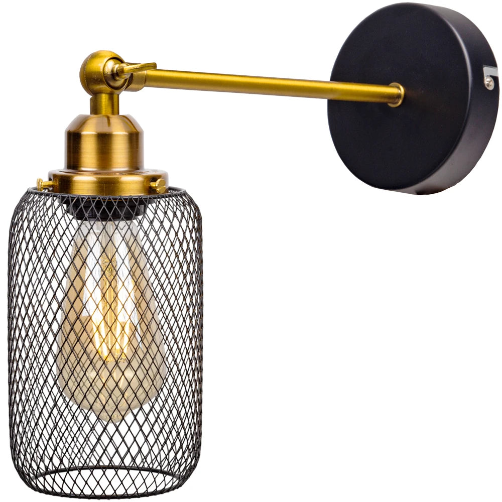 Retro madeira conduziu a luz de parede e27 220v 110v lâmpada industrial loft luminárias sala ao vivo lâmpada cabeceira decoração para o quarto restaurante