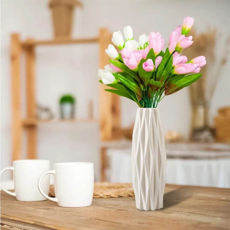 Vaso de Plástico PE com Design Origami