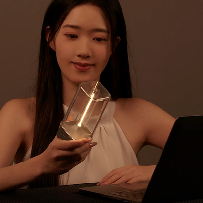 Led minimalista sem fio candeeiros de mesa 3 níveis regulável recarregável acampamento atmosfera luz filamento magnético lâmpada sem fio