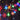 Led multi colorido floco de neve estrela luzes da corda colorido feriado pendurado luzes árvore natal interior & exterior decorações do jardim