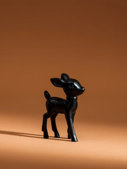 2 peças, decoração do quarto mãe veado bonito crianças decoração do quarto esculturas kawaii esculturas natal decoração para casa estatuetas fawn