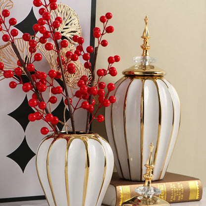 Frascos universais do geral, jarra de armazenamento, luz, vaso de cerâmica de luxo, ornamentos artesanais, decoração de casa e itens de decoração do oriente médio, garrafas