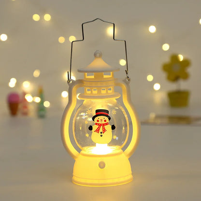 Ldhlm lâmpada decorativa de natal led lanterna luz papai noel feliz natal decorações para casa 2023 natal navidad noel presente