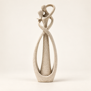 Escultura de Resina - Casal Beijando