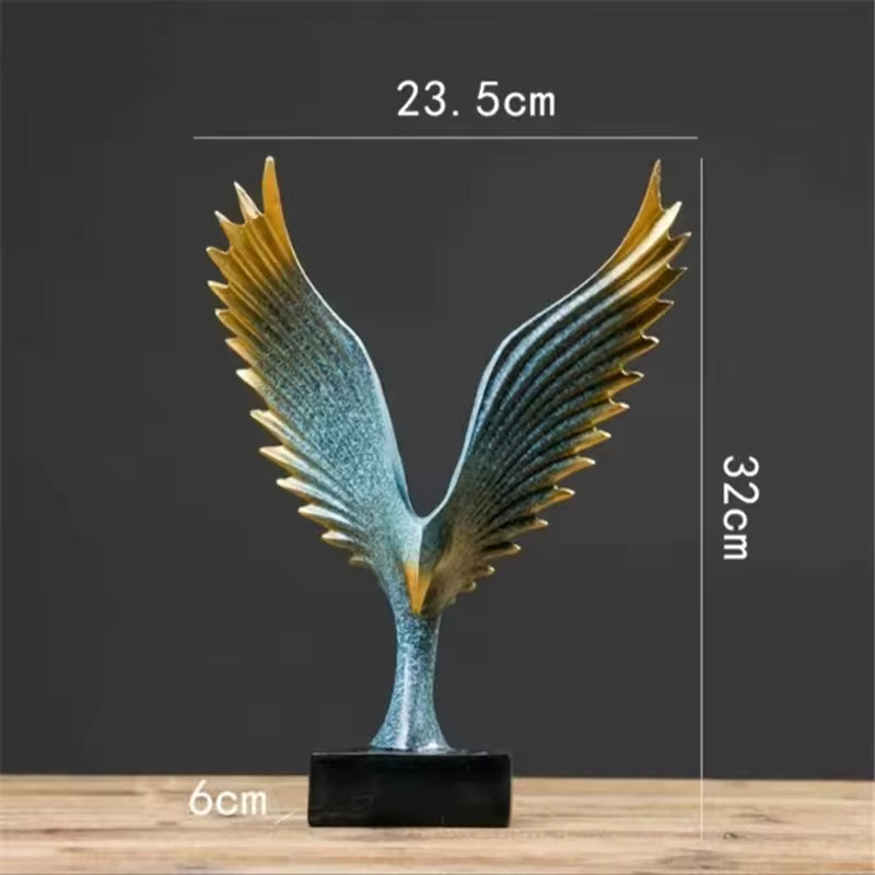Esculturas de Águia em Resina - Decoração Elegante e Moderna