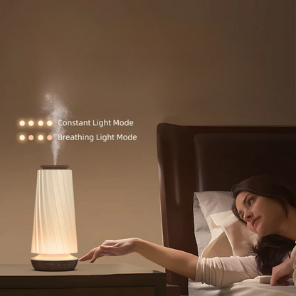 Difusor Inteligente com Luz Ambiente e Aromaterapia Bluetooth