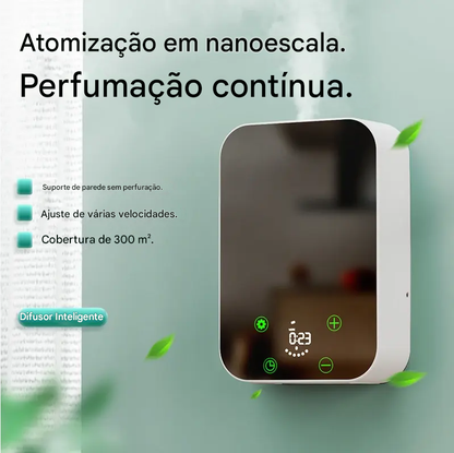 Difusor de Aroma Elétrico de Parede com Controle e App
