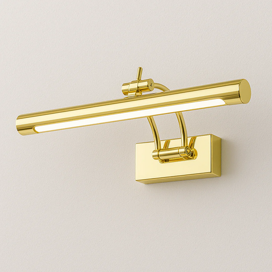 Luminária LED de Parede | Aço Inoxidável Dourado Moderno