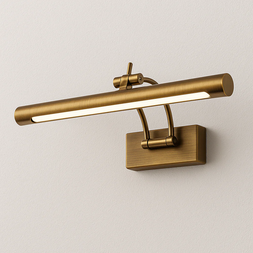 Luminária LED de Parede | Aço Inoxidável Dourado Moderno