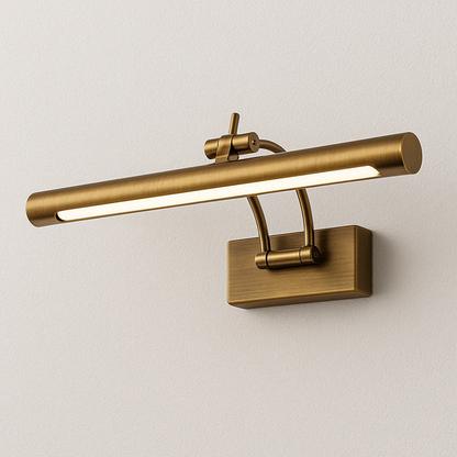 Luminária LED de Parede | Aço Inoxidável Dourado Moderno