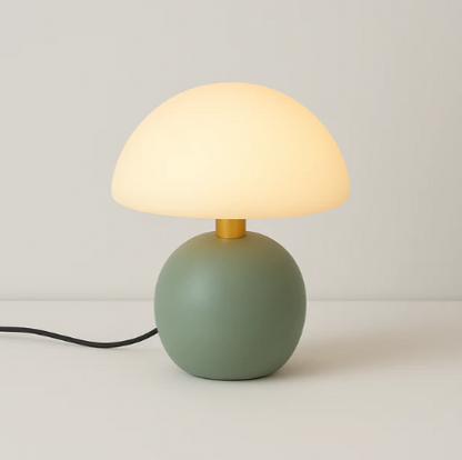 Candeeiro de Mesa Cogumelo | Cores Vibrantes